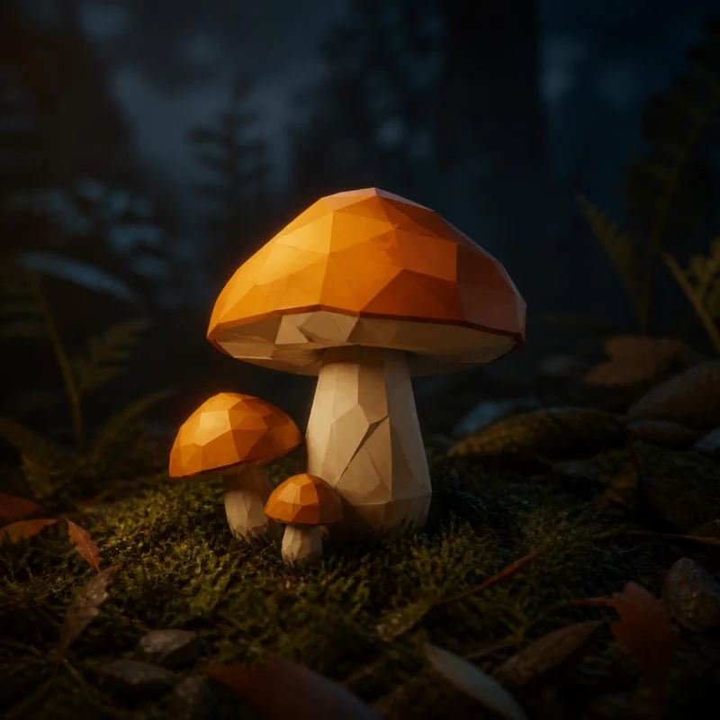 Fungo nel sottobosco