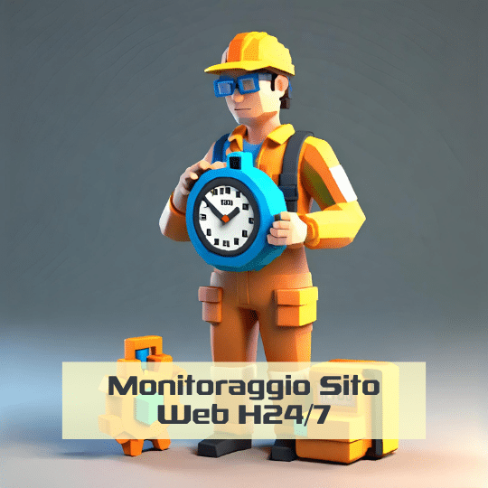 Servizio di Monitoraggio h24/7 del Sito Web